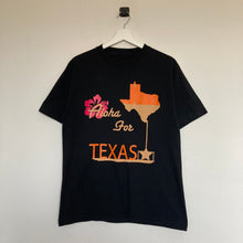 Charger l'image dans la galerie, t-shirt-noir-vintage-homme-imprime-aloha-for-texas-usa