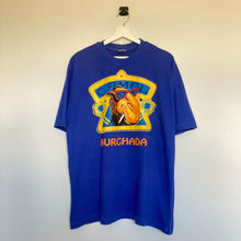 Charger l'image dans la galerie, t-shirt-vintage-homme-bleu-camel