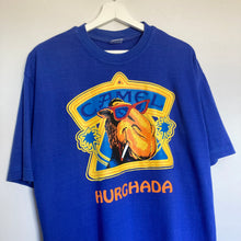 Charger l'image dans la galerie, t-shirt-vintage-homme-bleu-camel