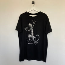 Charger l'image dans la galerie, t-shirt-vintage-homme-noir-a-imprime-motif-animal