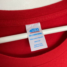 Charger l'image dans la galerie, t-shirt-vintage-homme-rouge-a-imprime-usa