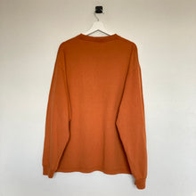 Charger l'image dans la galerie, t-shirt-vintage-manches-longues-homme-orange-a-imprime-graphic-texas