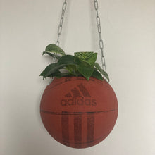 Charger l'image dans la galerie, vase-original-avec-un-ballon-de-basket-transforme-en-pot-de-fleurs-ou-cache-pot-décoration