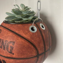 Charger l'image dans la galerie, vase-original-avec-un-ballon-de-basket-transforme-en-pot-de-fleurs-ou-cache-pot-décoration