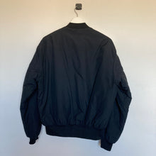 Charger l'image dans la galerie, veste-bomber-vintage-noire-universitaire-3