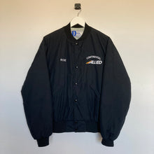 Charger l'image dans la galerie, veste-bomber-vintage-noire-universitaire-3