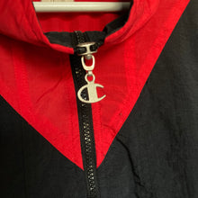 Charger l'image dans la galerie, veste-champion-vintage-track-jacket-noir-et-rouge