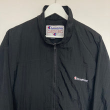 Charger l'image dans la galerie, veste-de-survetement-vintage-champion-track-jacket-noir