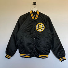 Charger l'image dans la galerie, veste-vintage-bomber-bruins-homme-noir