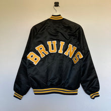Charger l'image dans la galerie, veste-vintage-bomber-bruins-homme-noir