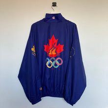 Charger l'image dans la galerie, veste-vintage-champion-jeux-olympiques-1996-atlanta-flamme-fire-canada