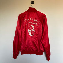 Charger l'image dans la galerie, veste-vintage-rouge-imprime-au-dos-made-in-usa
