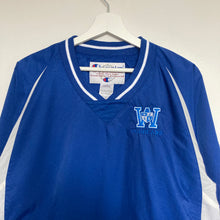 Charger l'image dans la galerie, veste-vintage-universitaire-champion-coupe-vent-bleu