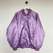 Charger l'image dans la galerie, veste-vintage-universitaire-en-satin-style-bomber-pour-femme