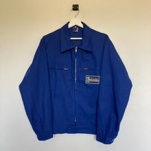 Charger l'image dans la galerie, veste-workwear-vintage-bleu-de-travail-heineken