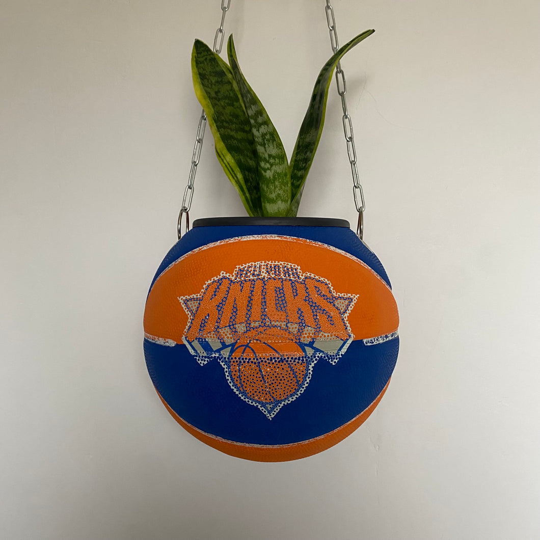 ballon-de-basket-new-york-knicks-spalding-nba-deco-basketball-decoration-pot-de-fleurs