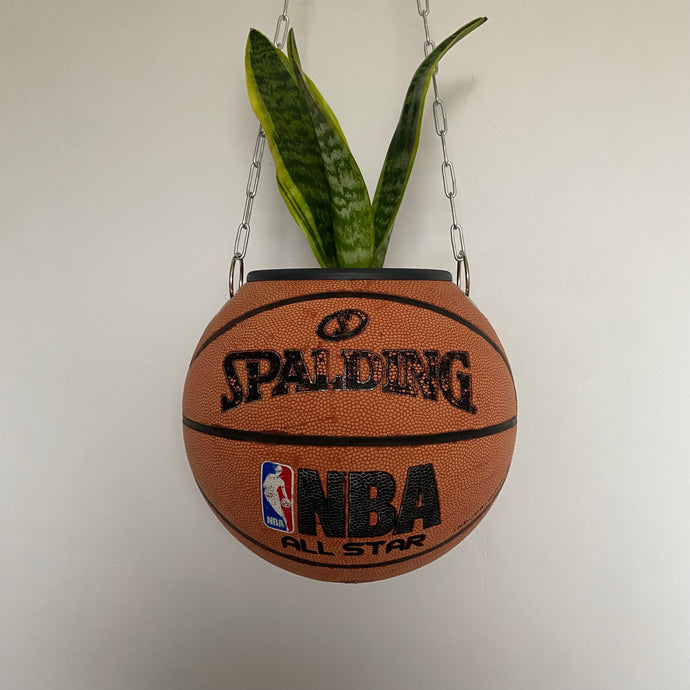 ballon-de-basket-spalding-vintage-nba-deco-basketball-decoration-pot-de-fleurs