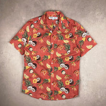 Charger l'image dans la galerie, chemise-a-fleurs-homme-rouge-rose
