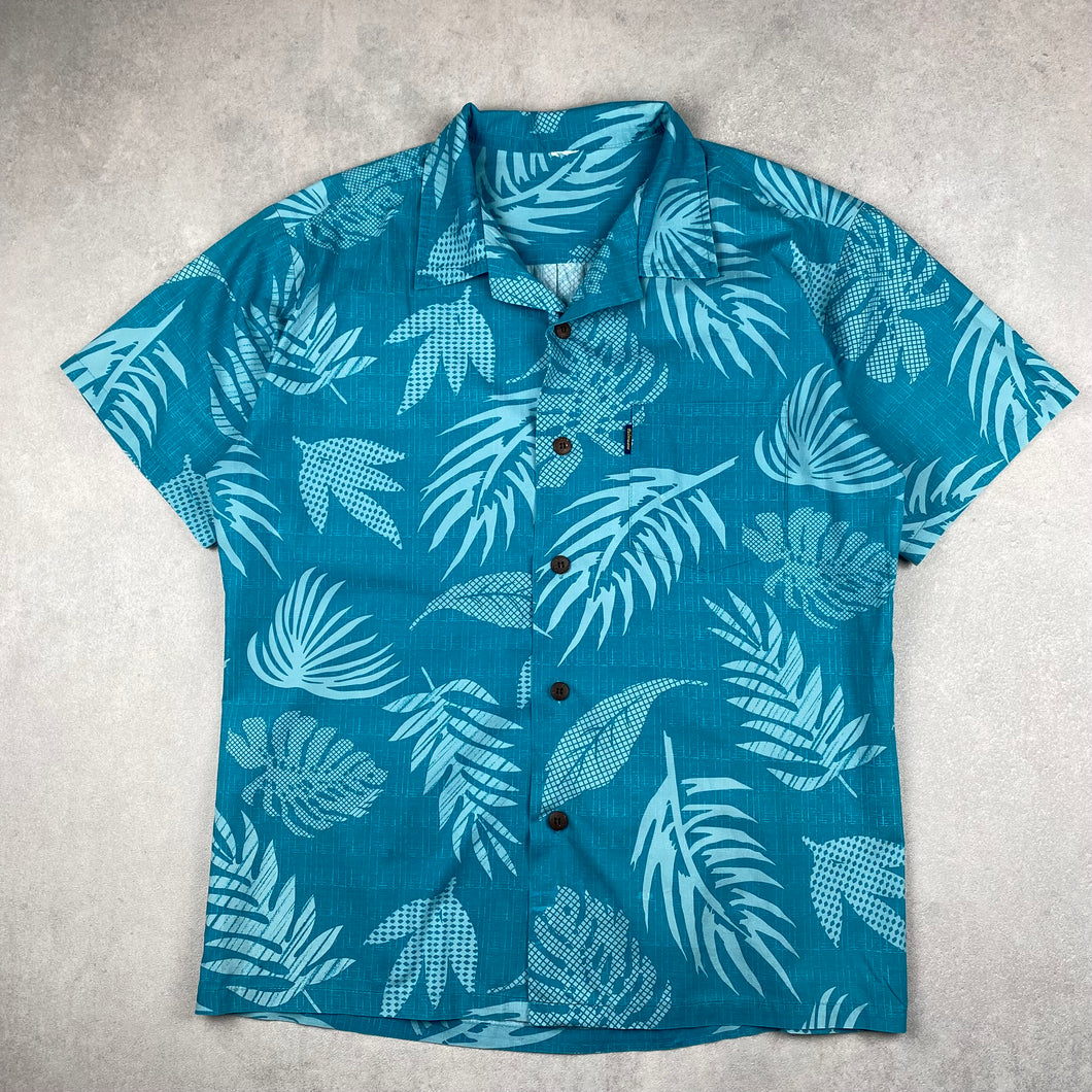 chemise-hawaienne-a-fleurs-homme-bleue-turquoise