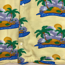 Charger l'image dans la galerie, chemise-hawaienne-a-fleurs-jaune-homme

