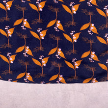 Charger l&#39;image dans la galerie, chemise-hawaienne-a-fleurs-marine-et-orange
