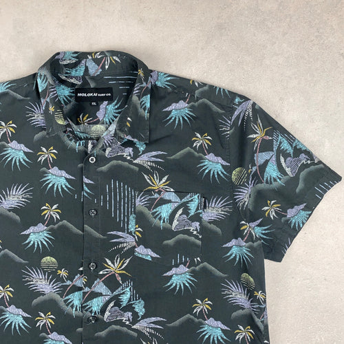 chemise-hawaienne-grise-a-fleurs-homme
