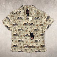 Charger l&#39;image dans la galerie, chemise-hawaienne-harley-davidson-femme-tori-richard-made-in-hawaii
