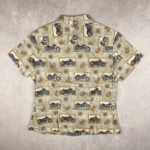 Charger l&#39;image dans la galerie, chemise-hawaienne-harley-davidson-femme-tori-richard-made-in-hawaii
