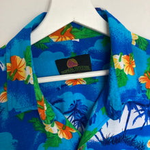 Charger l&#39;image dans la galerie,      chemise-hawaienne-homme-a-fleurs-multicolores-vintage

