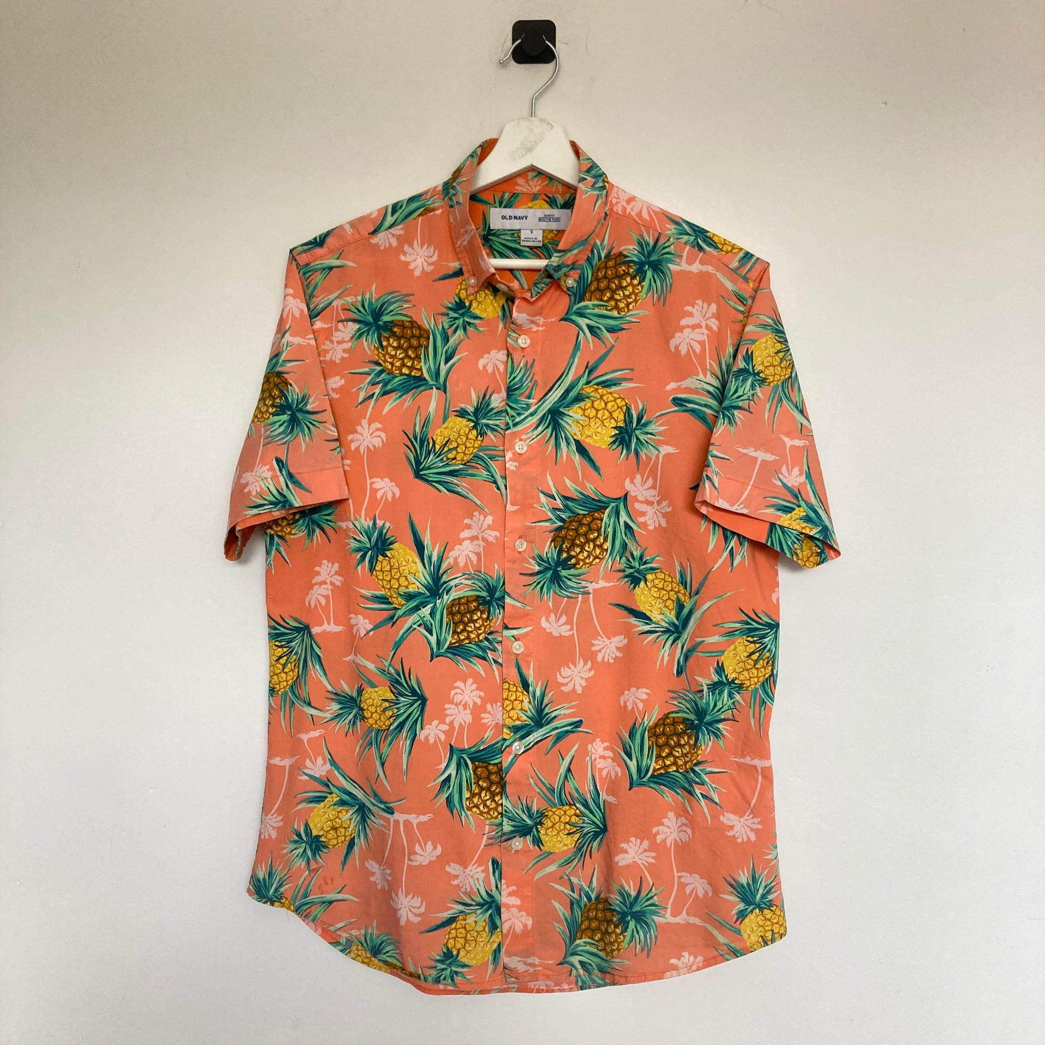 Chemise Hawa enne Motifs ananas S Turtle Frip chemise-hawa-enne-motifs-ananas-s-turtle-frip