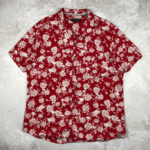 Charger l&#39;image dans la galerie,  chemise-hawaienne-homme-a-fleurs-rouge
