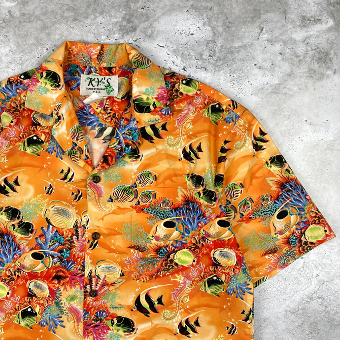 chemise-hawaienne-vintage-a-fleurs-homme-kys-made-in-hawaii