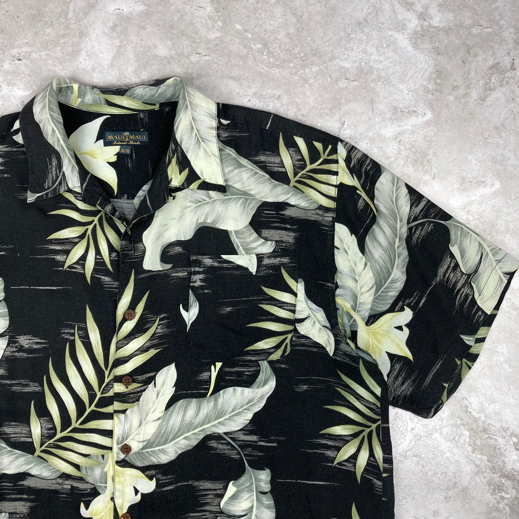 chemise-hawaienne-vintage-homme-a-fleurs