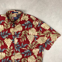 Charger l&#39;image dans la galerie, chemisette-a-fleurs-chaps-ralph-lauren-rouge
