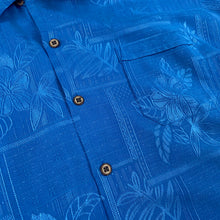 Charger l&#39;image dans la galerie, chemisette-tommy-bahama-en-soie-bleue

