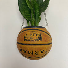Charger l&#39;image dans la galerie, deco-chambre-basket-nba-ballon-de-basketball-planter-tarmak-pot-de-fleurs-plante

