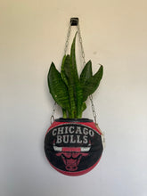 Charger l&#39;image dans la galerie, decoration-de-basket-deco-nba-basketball-planter-ballon-de-basket-pot-de-fleurs-spalding-chicago-bulls
