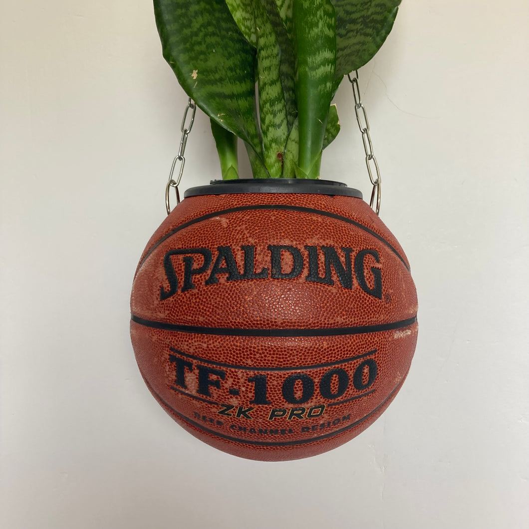    decoration-nba-sneakers-room-ballon-de-basketball-planter-pot-de-fleurs-spalding