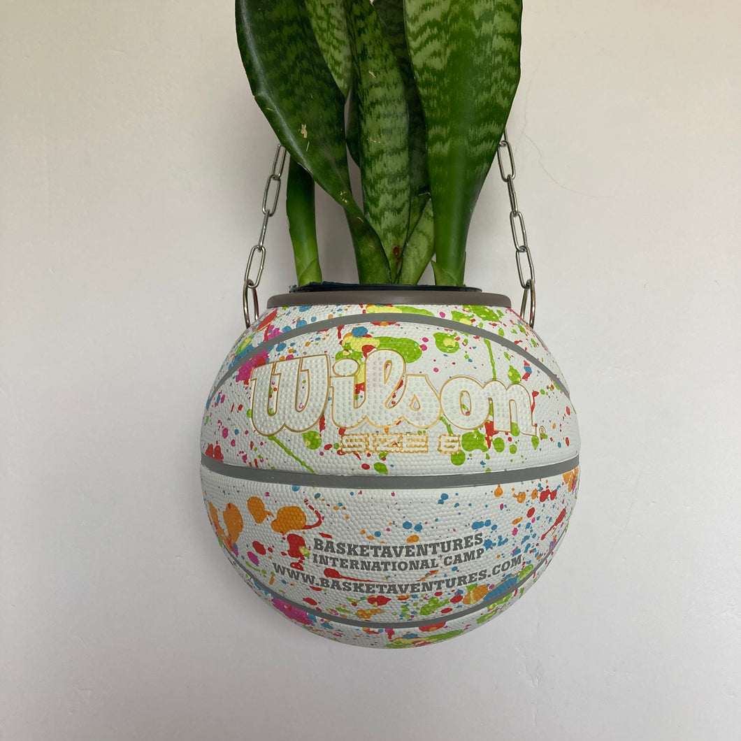     decoration-nba-sneakers-room-ballon-de-basketball-planter-pot-de-fleurs-wilson