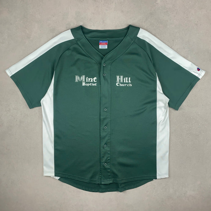 maillot-baseball-champion-vintage-chemise-verte