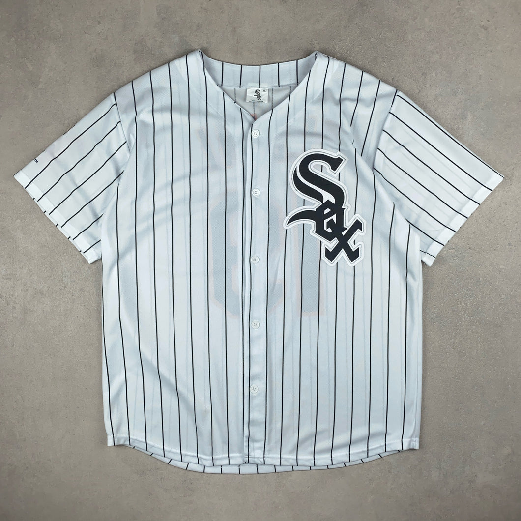 maillot-baseball-chemise-mlb-white-sox-illini