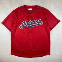 Charger l&#39;image dans la galerie, maillot-baseball-cleveland-indians-chemise-mlb-rouge
