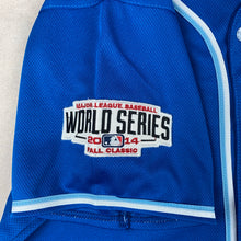 Charger l&#39;image dans la galerie, maillot-baseball-majestic-royals-kansas-city-chemise-mlb-bleu
