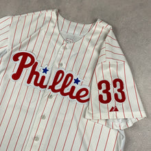 Charger l&#39;image dans la galerie, maillot-baseball-majestic-vintage-chemise-mlb-phillies

