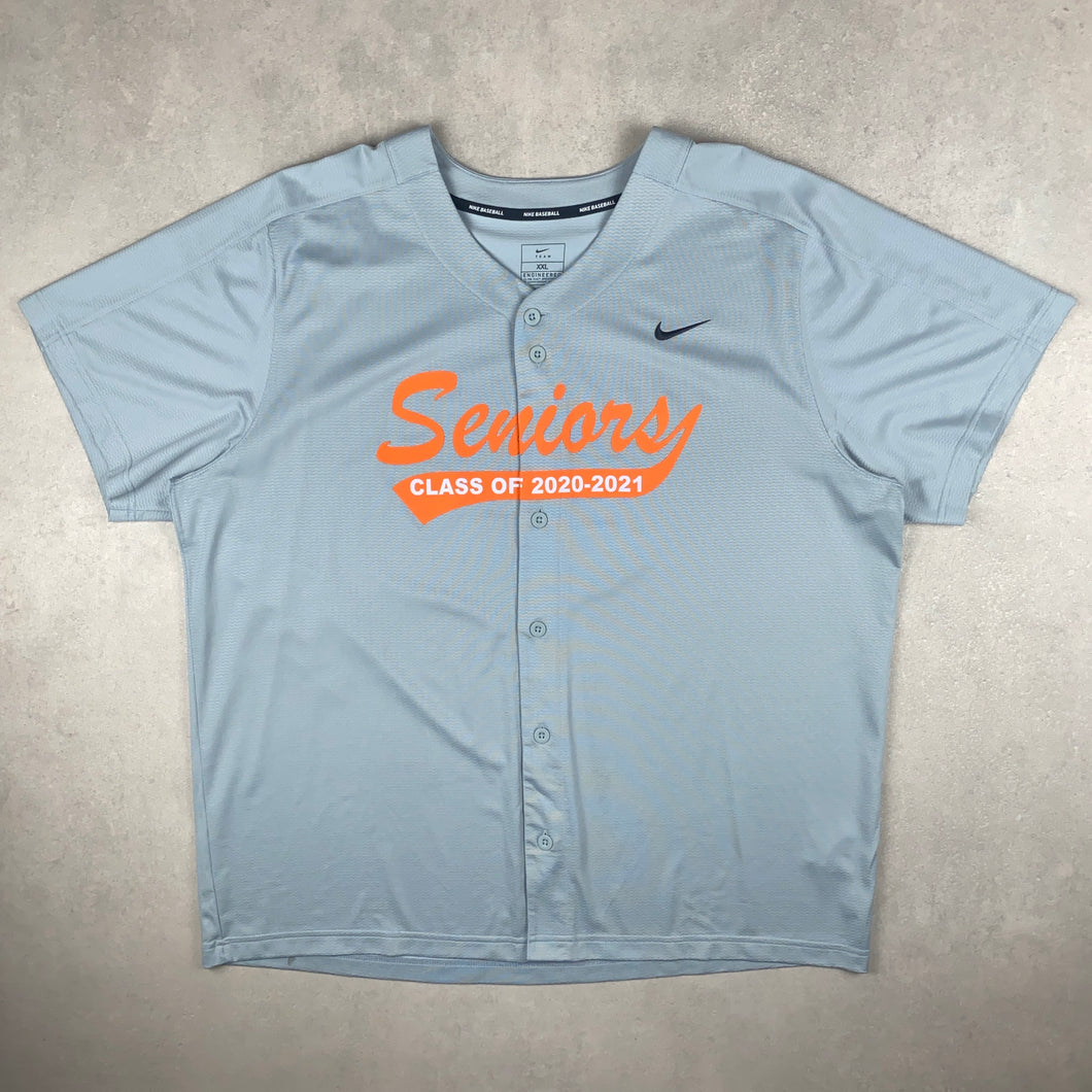 maillot-baseball-nike-chemise-mlb-gris