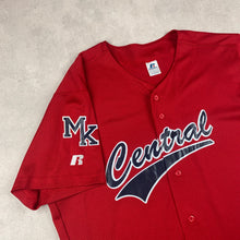 Charger l&#39;image dans la galerie, maillot-baseball-russell-athletic-vintage-chemise-rouge

