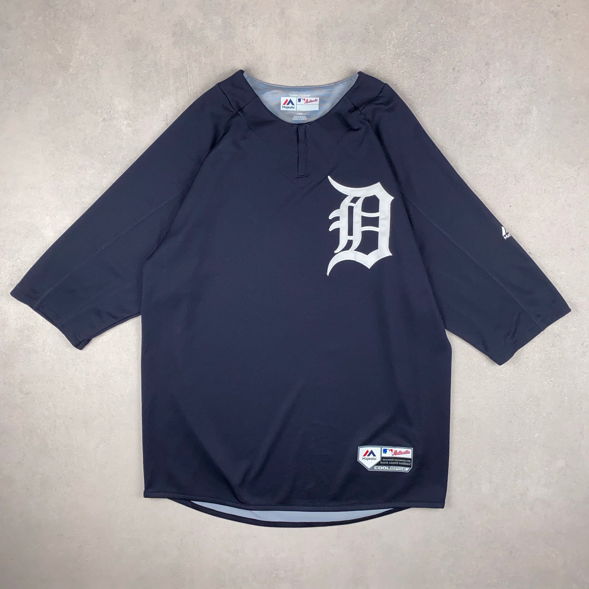 Maillot US vintage baseball Reckless vert et noir - XS