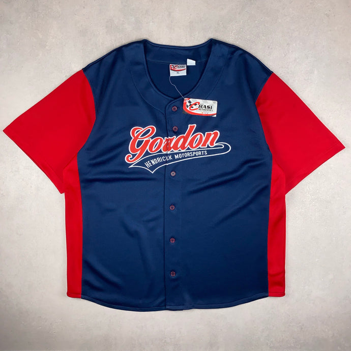 maillot-de-baseball-nascar-vintage-chase-authentique-bleue