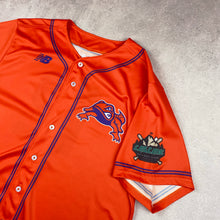 Charger l&#39;image dans la galerie, maillot-de-baseball-new-balance-orange-chemise-mlb
