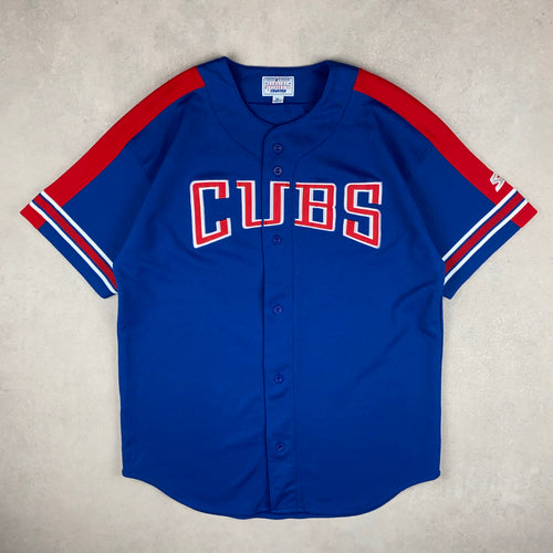 maillot-de-baseball-vintage-starter-chicago-cubs-chemise-mlb